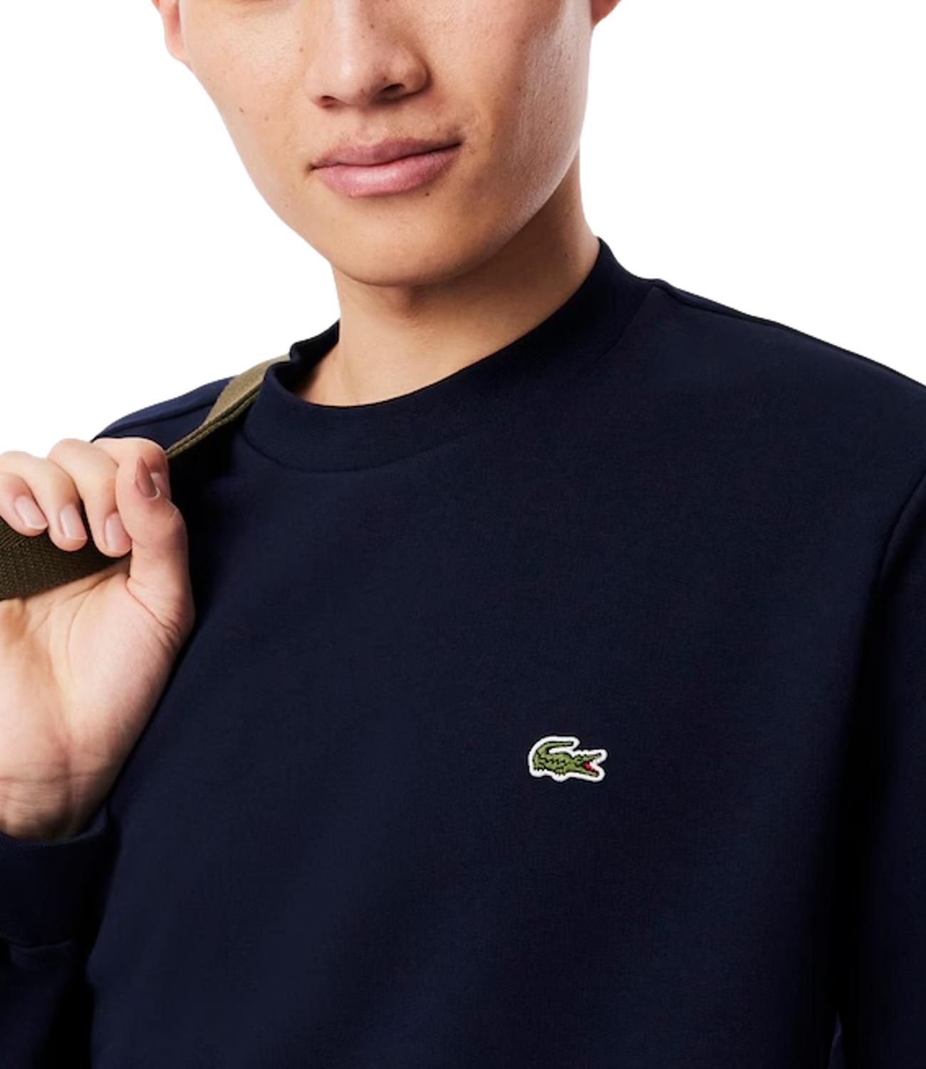 Lacoste Felpa girocollo blu
