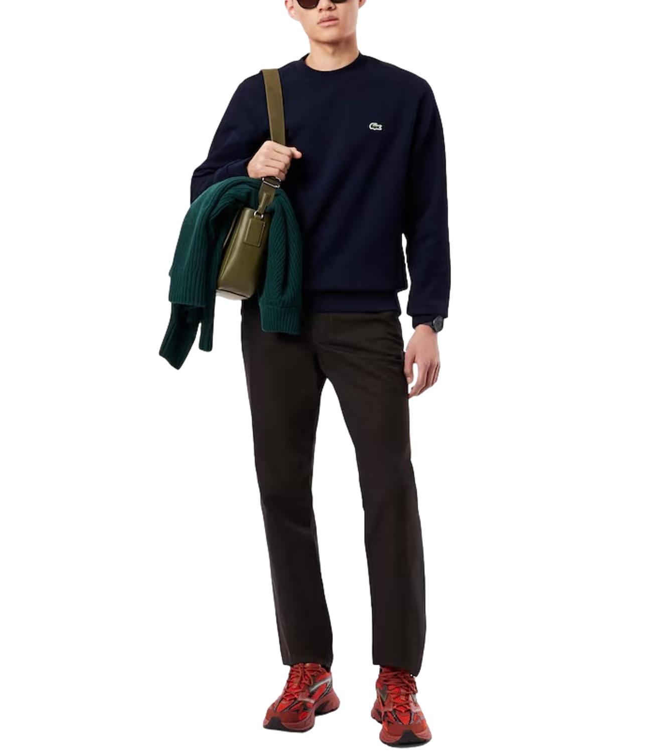Lacoste Felpa girocollo blu