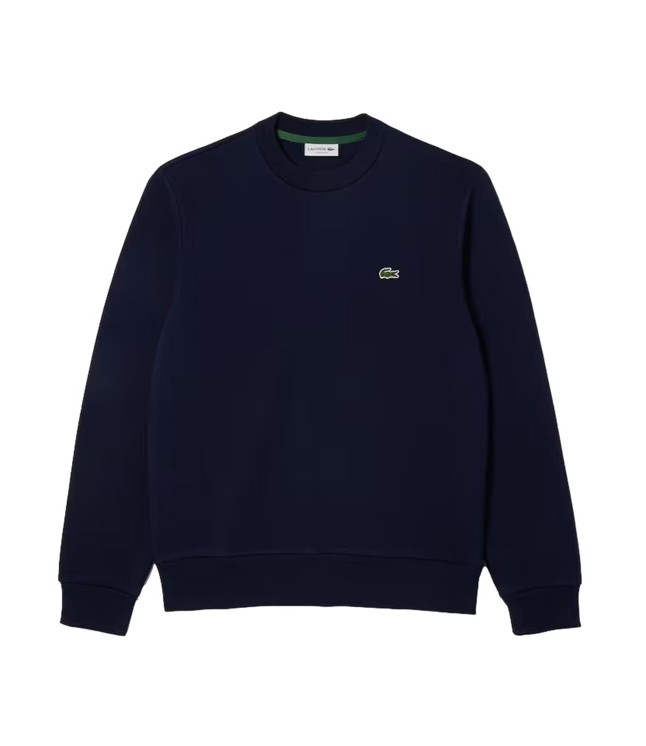 Lacoste Felpa girocollo blu