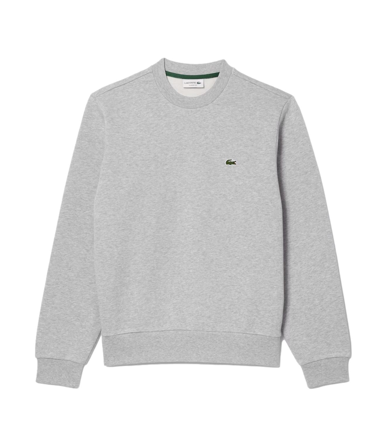 Lacoste Felpa girocollo grigio