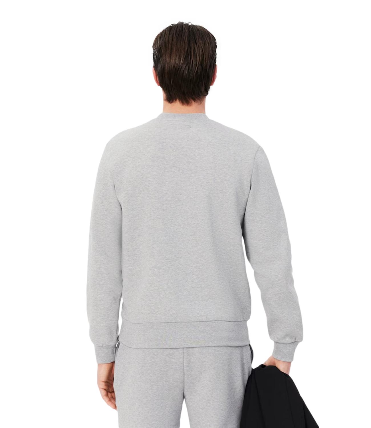 Lacoste Felpa girocollo grigio
