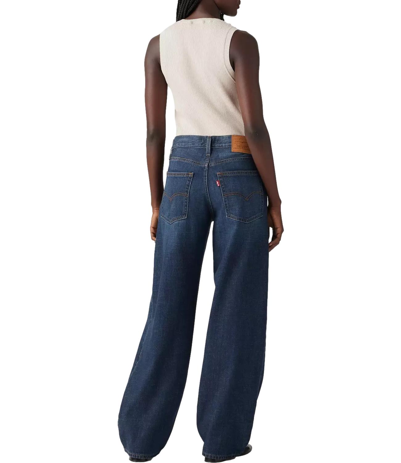 Jeans Baggy Dad blu scuro