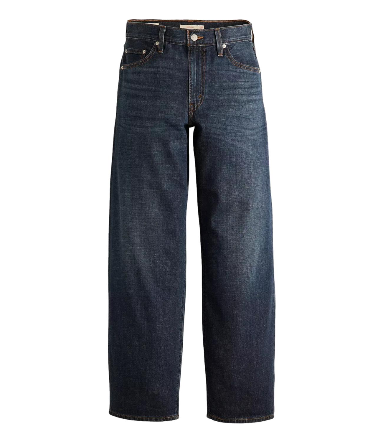 Jeans Baggy Dad blu scuro