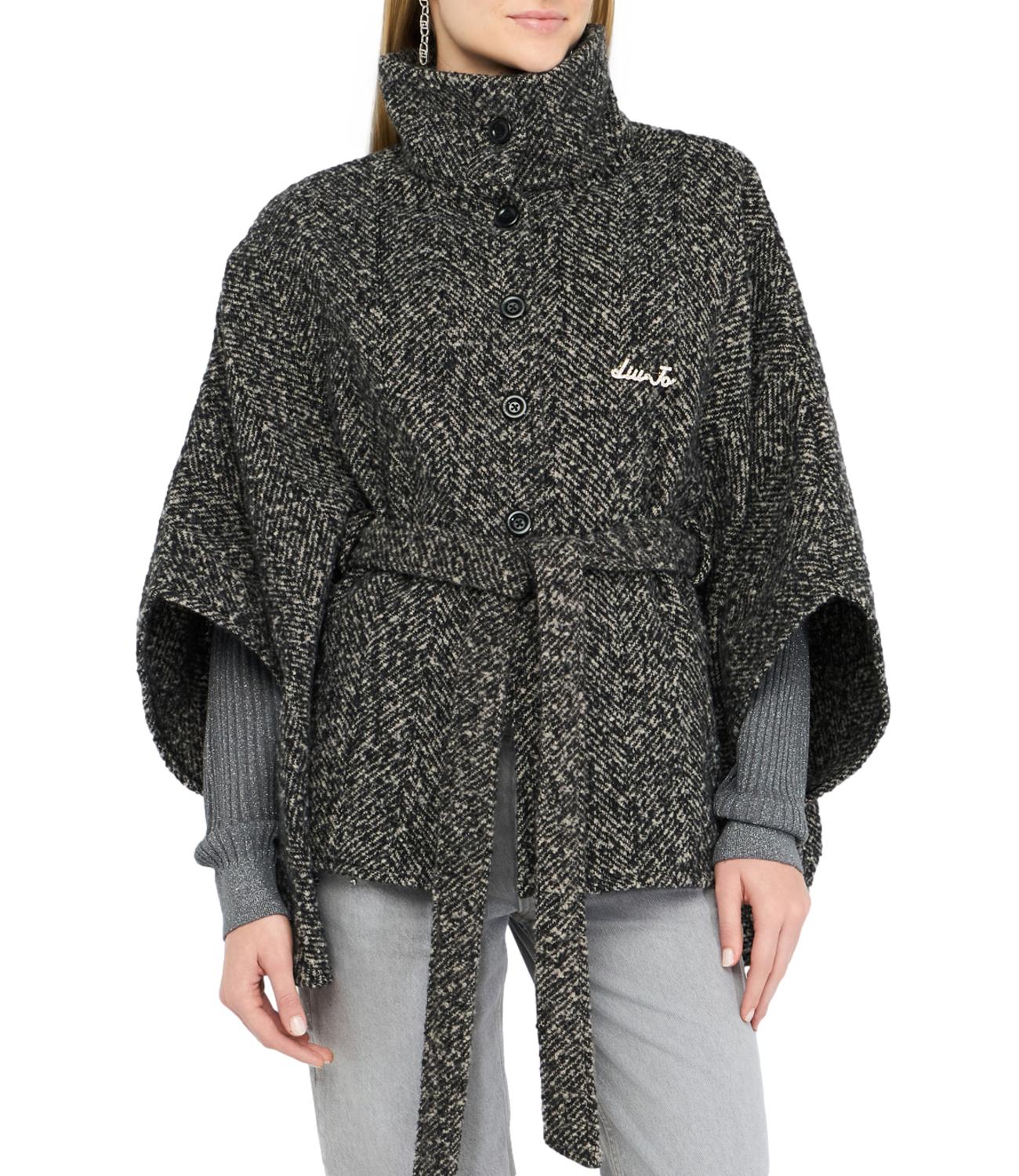 Liu Jo Poncho Bianco/Nero Donna