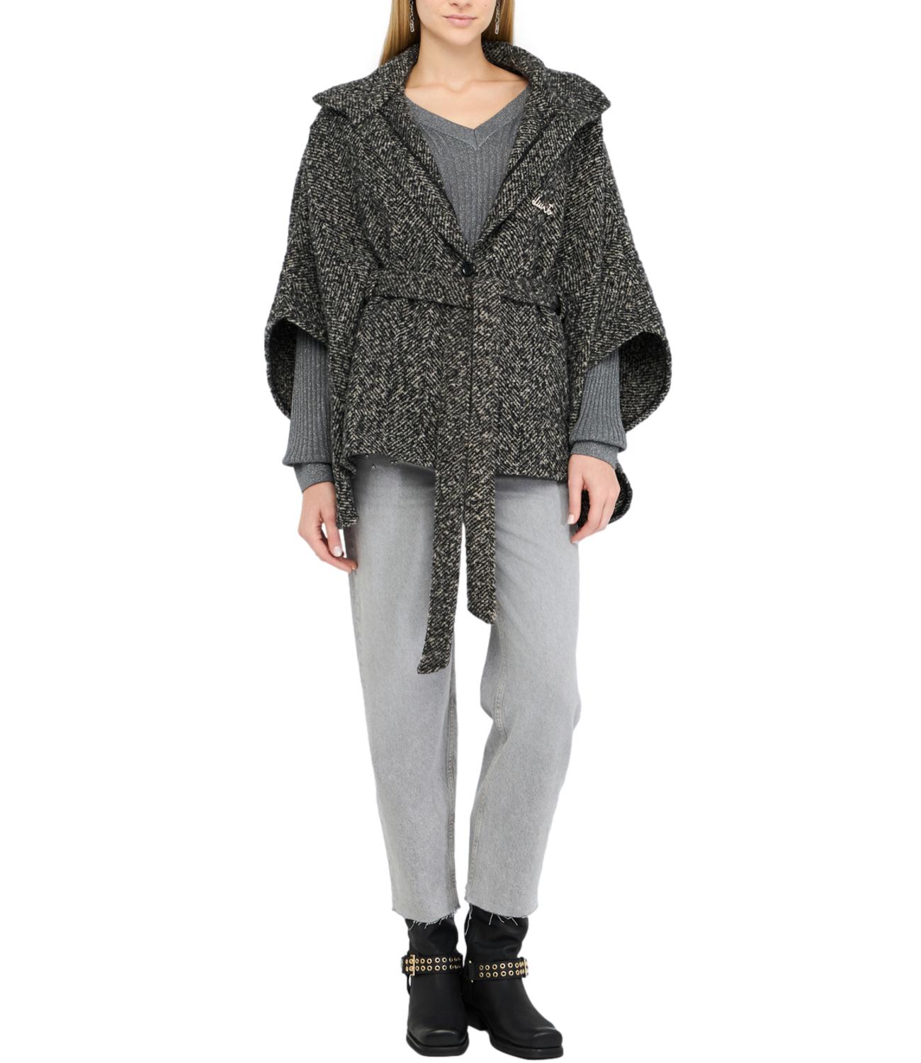 Liu Jo Poncho Bianco/Nero Donna