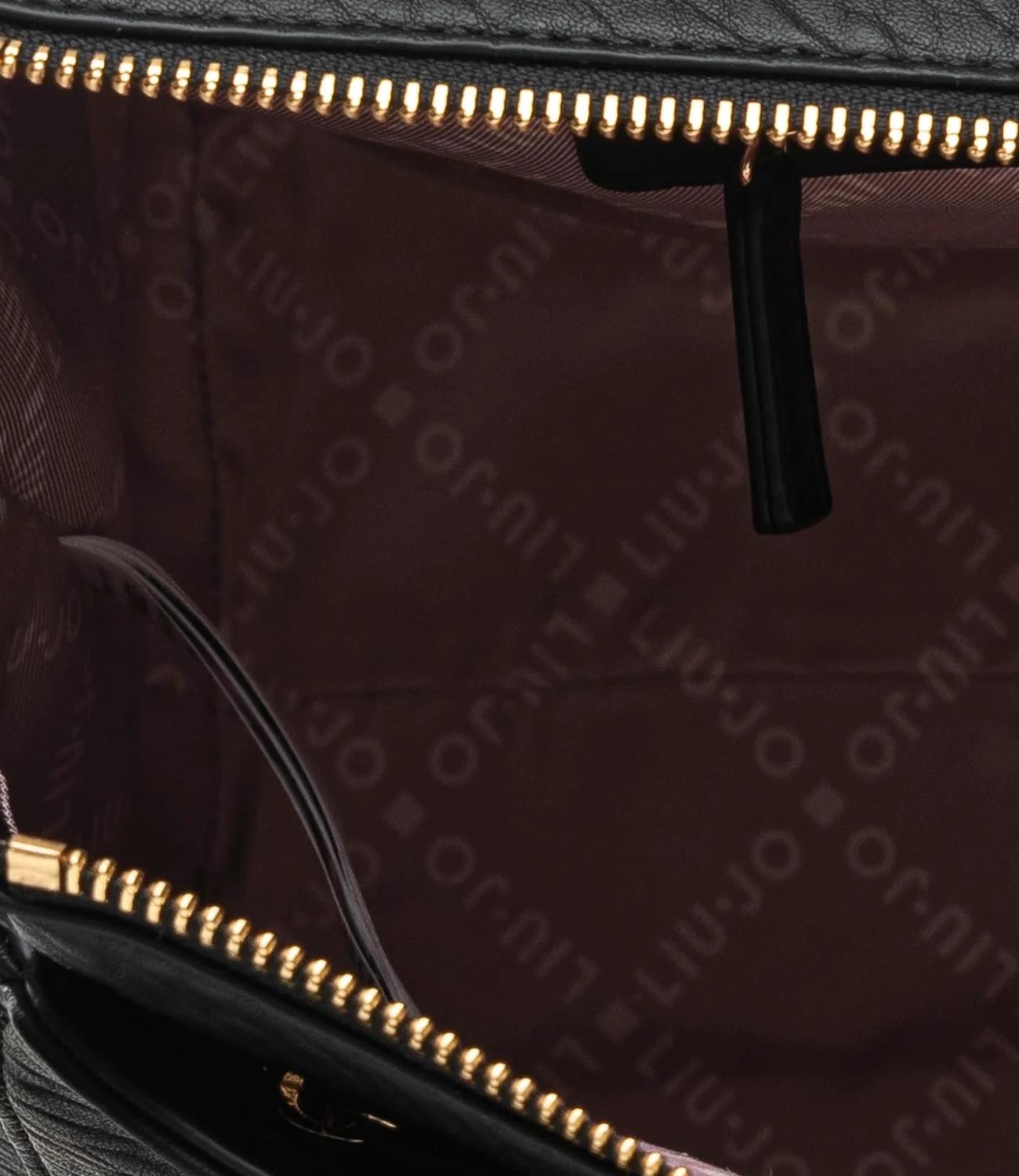 Liu Jo Borsa Ecs M Satchel Nero Donna