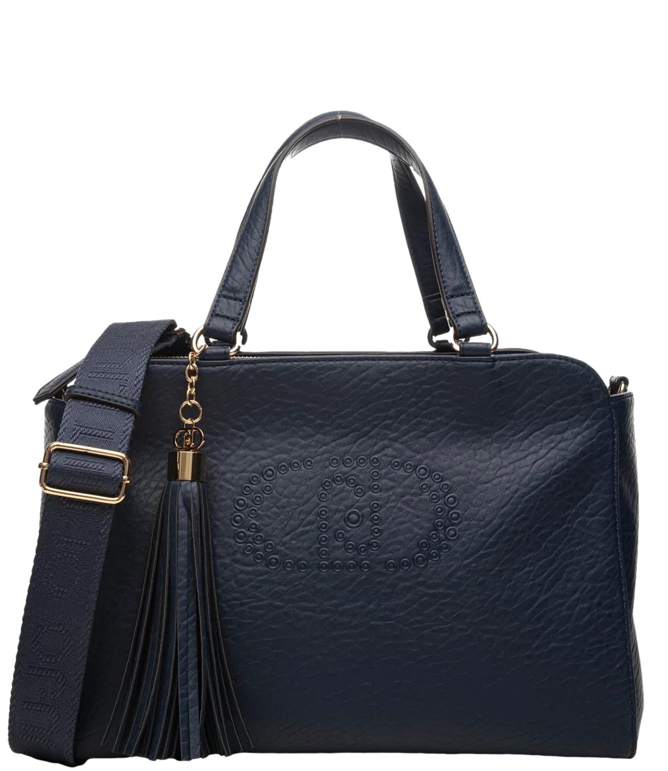 Liu Jo Borsa Ecs M Satchel Dress Blue Donna