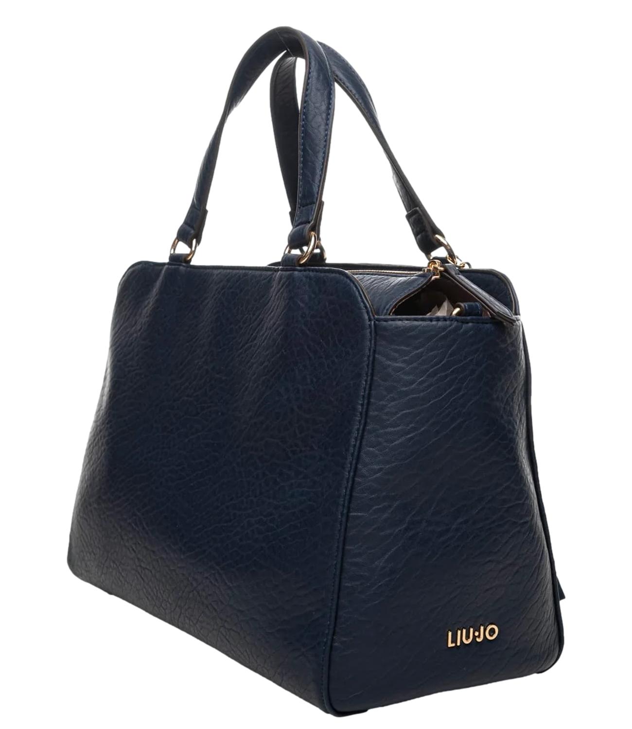 Liu Jo Borsa Ecs M Satchel Dress Blue Donna