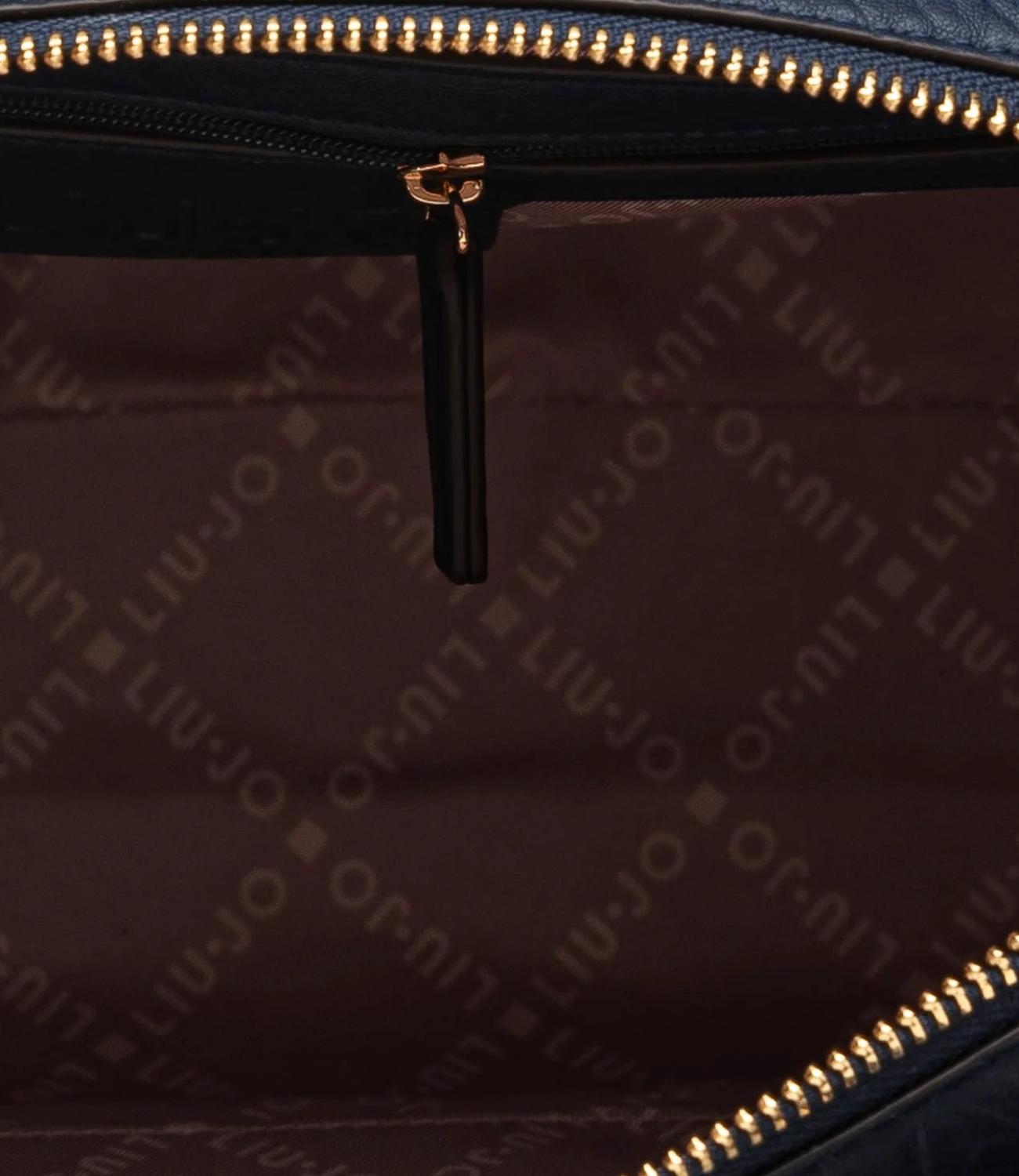 Liu Jo Borsa Ecs M Satchel Dress Blue Donna