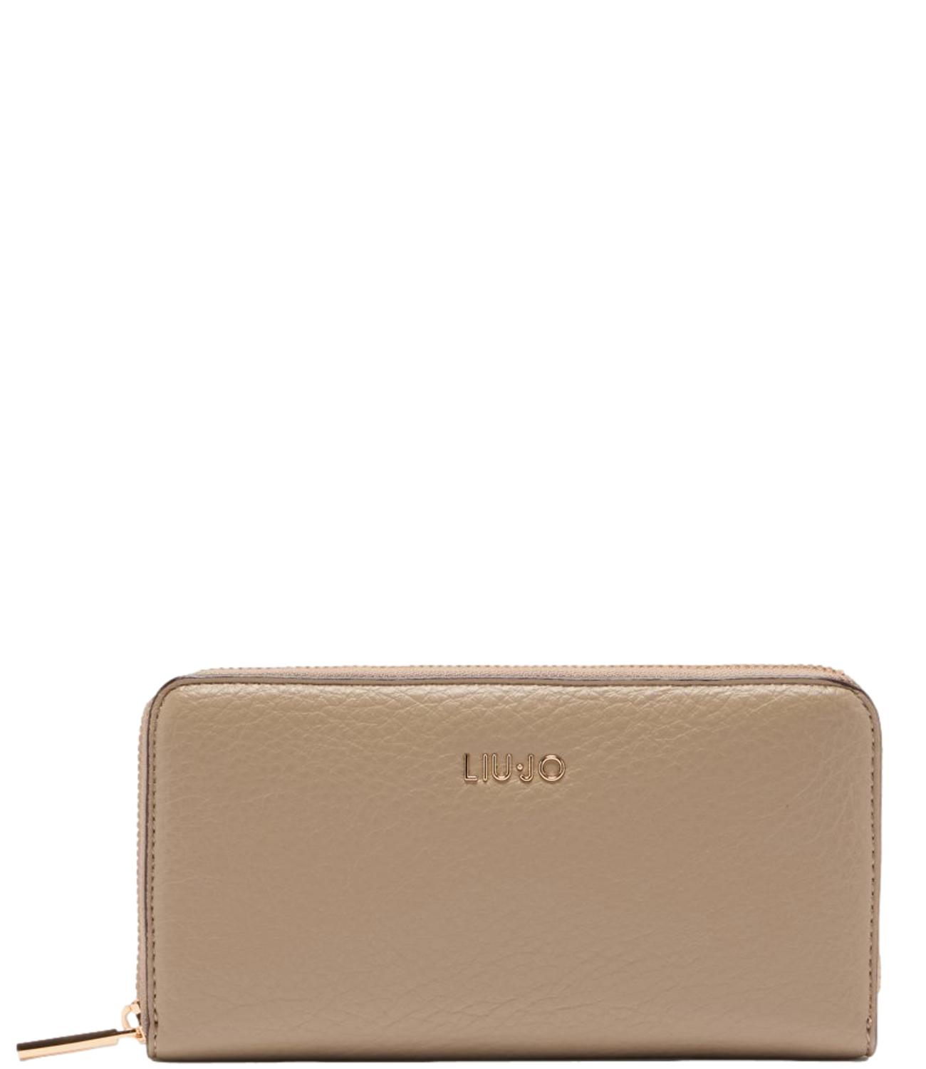 Liu Jo Portafogli Grande Zip Around Desert Taupe Donna