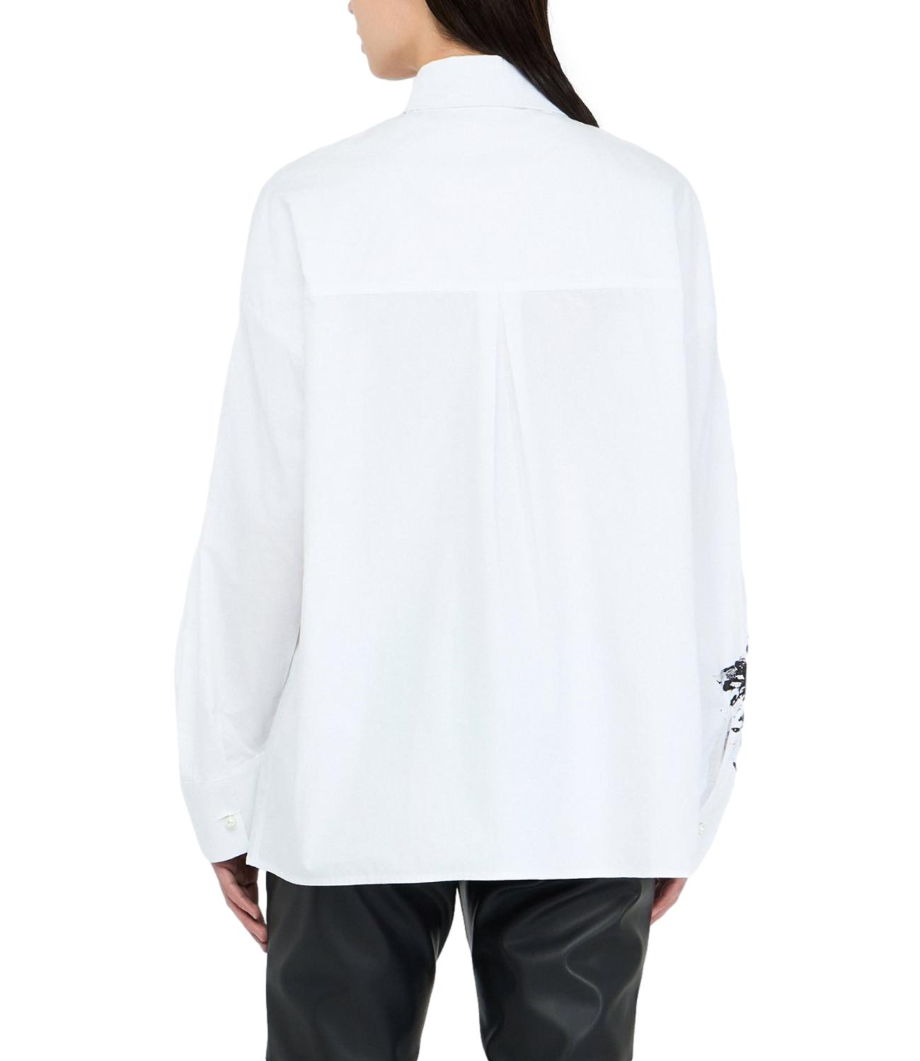 Liu Jo Camicia Floreale Bianca/Nera Donna