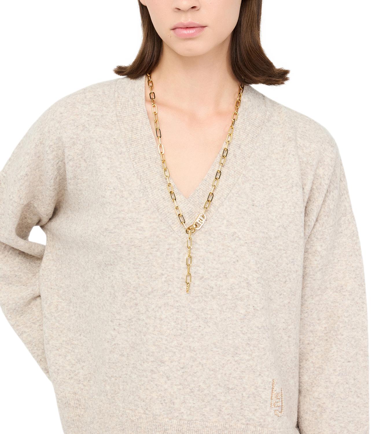 Liu Jo Maglia Volant Naturale Soft Donna