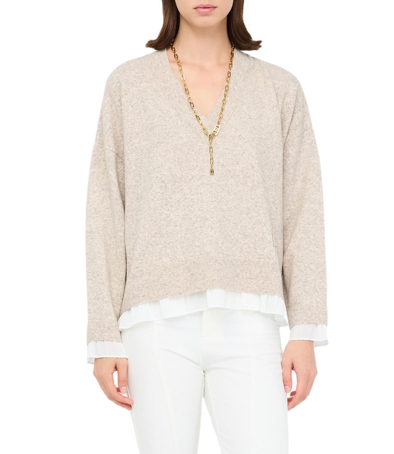 Liu Jo Maglia Volant Naturale Soft Donna