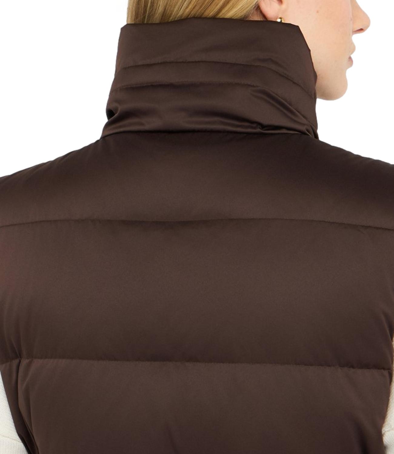 Liu Jo gilet imbottito cioccolato donna
