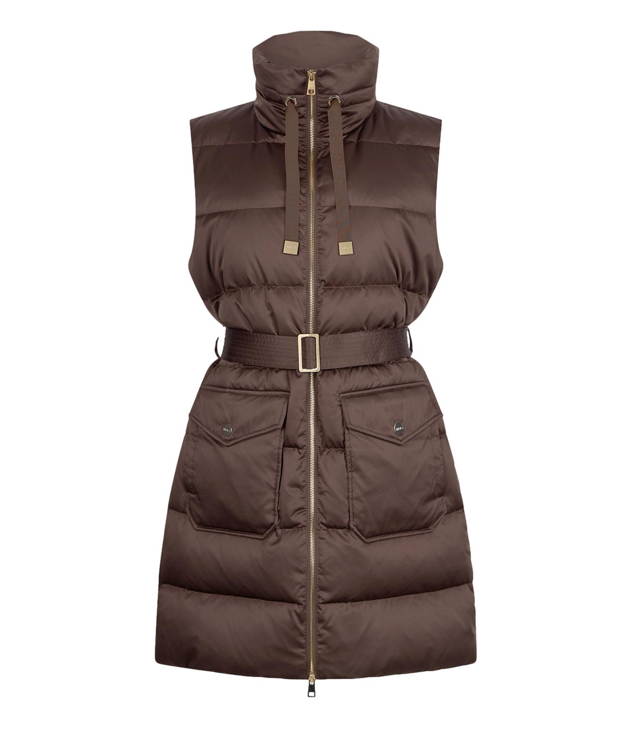 Liu Jo gilet imbottito cioccolato donna