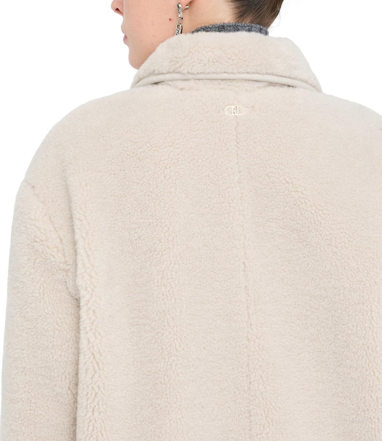 Liu Jo Cappotto Teddy Grigio Scuro Donna