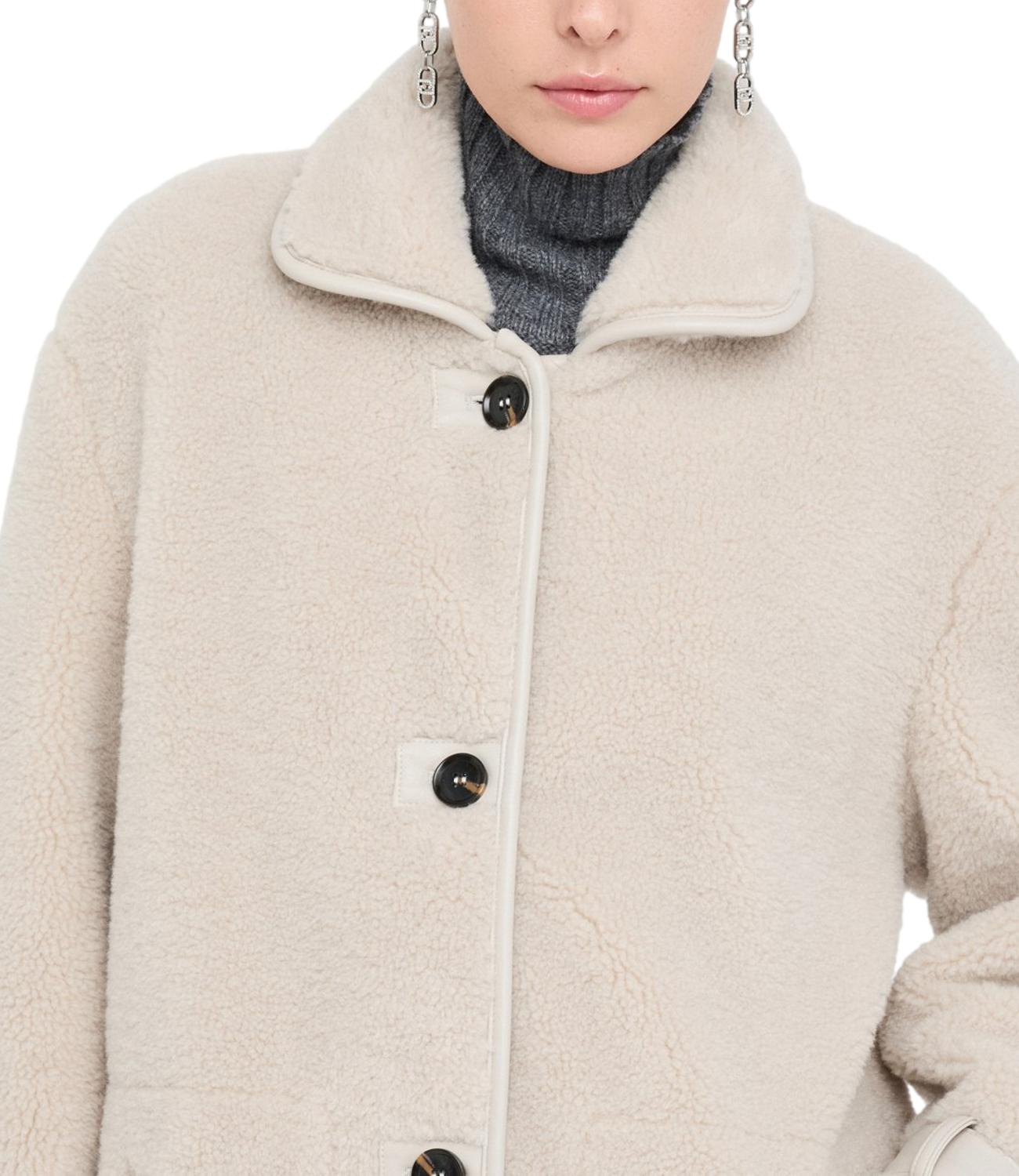 Liu Jo Cappotto Teddy Grigio Scuro Donna