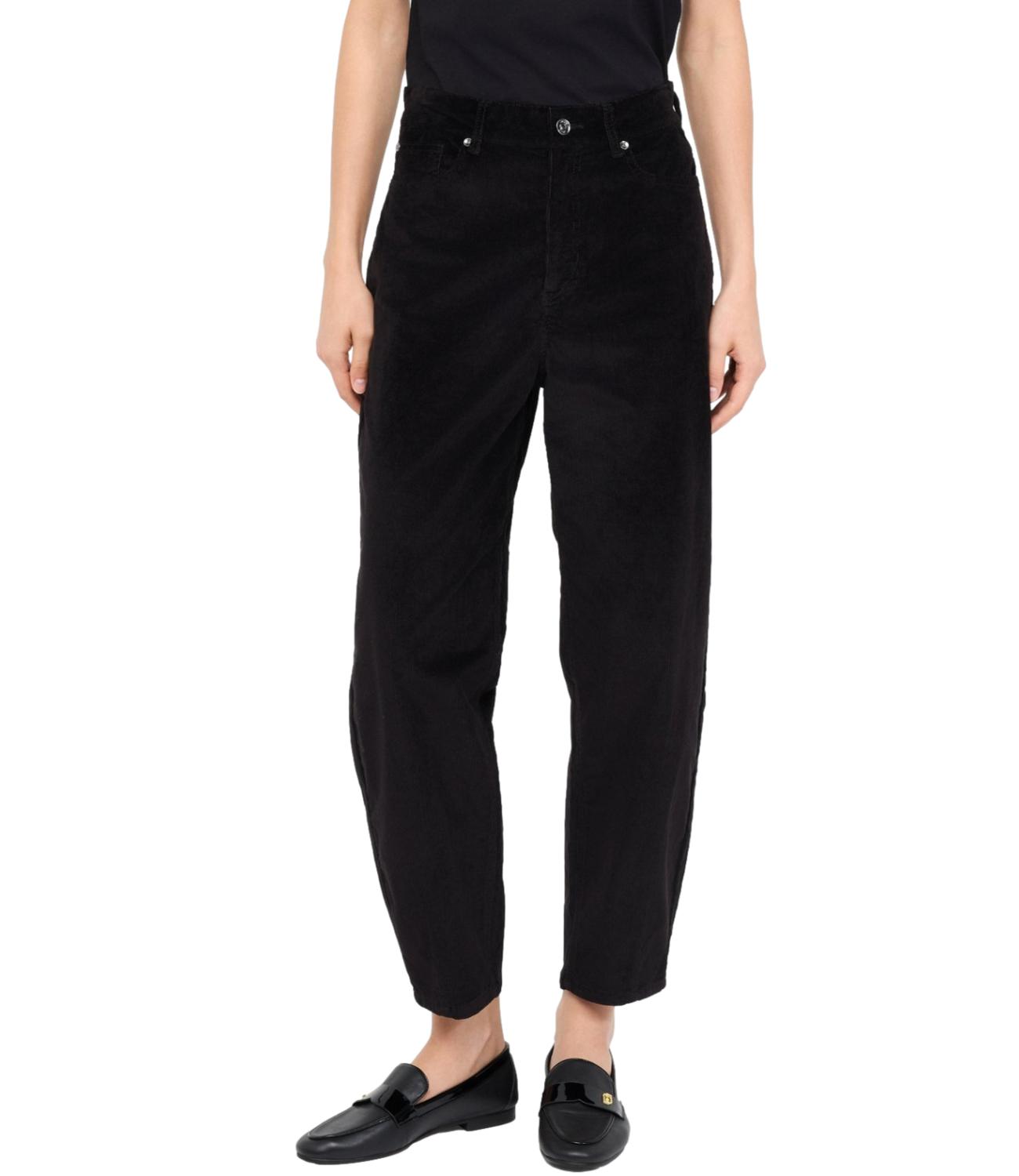 Liu Jo Pantalone Velluto Nero Donna