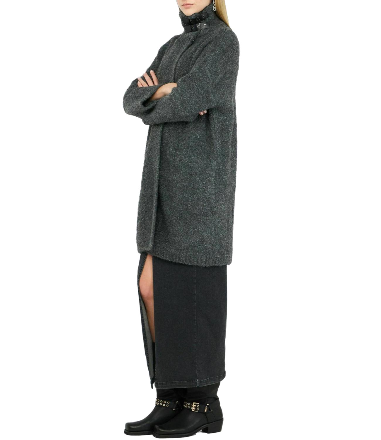 Liu Jo Cappotto Grigio Medio Melange Donna