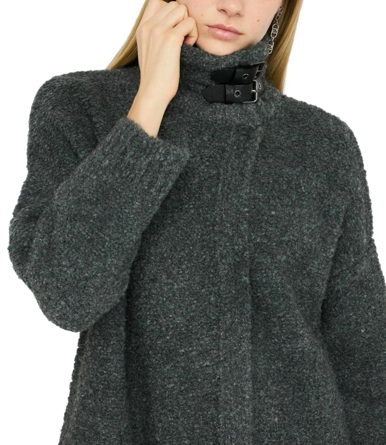 Liu Jo Cappotto Grigio Medio Melange Donna
