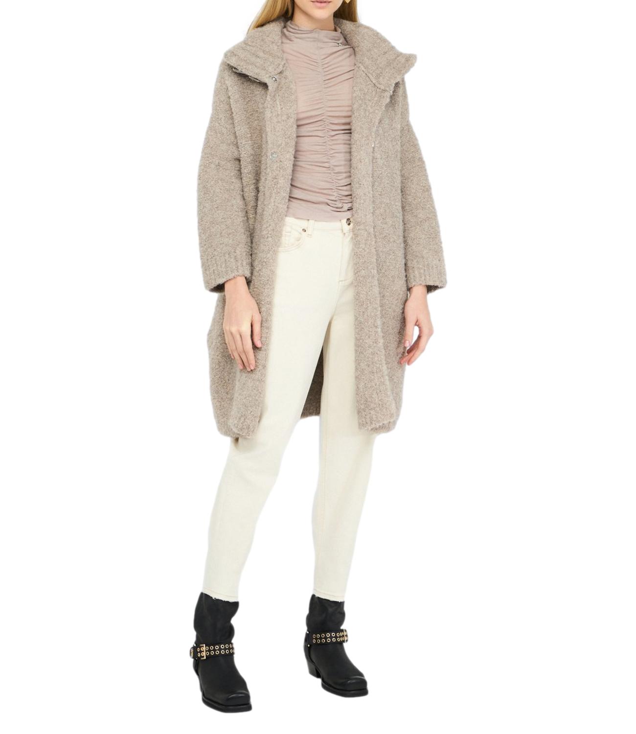 Liu Jo cappotto beige scuro donna