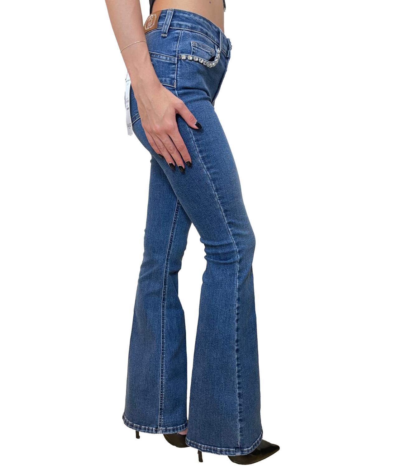 Liu Jo Jeans Flare Blu Donna