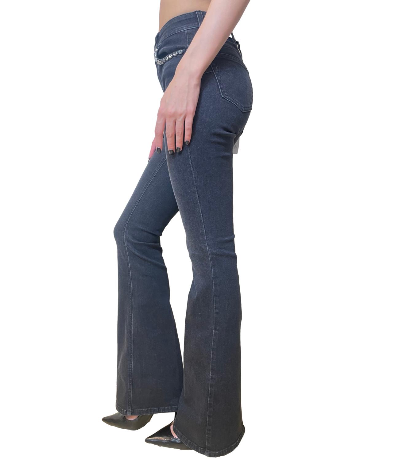 Liu Jo Jeans Flare Nero Donna