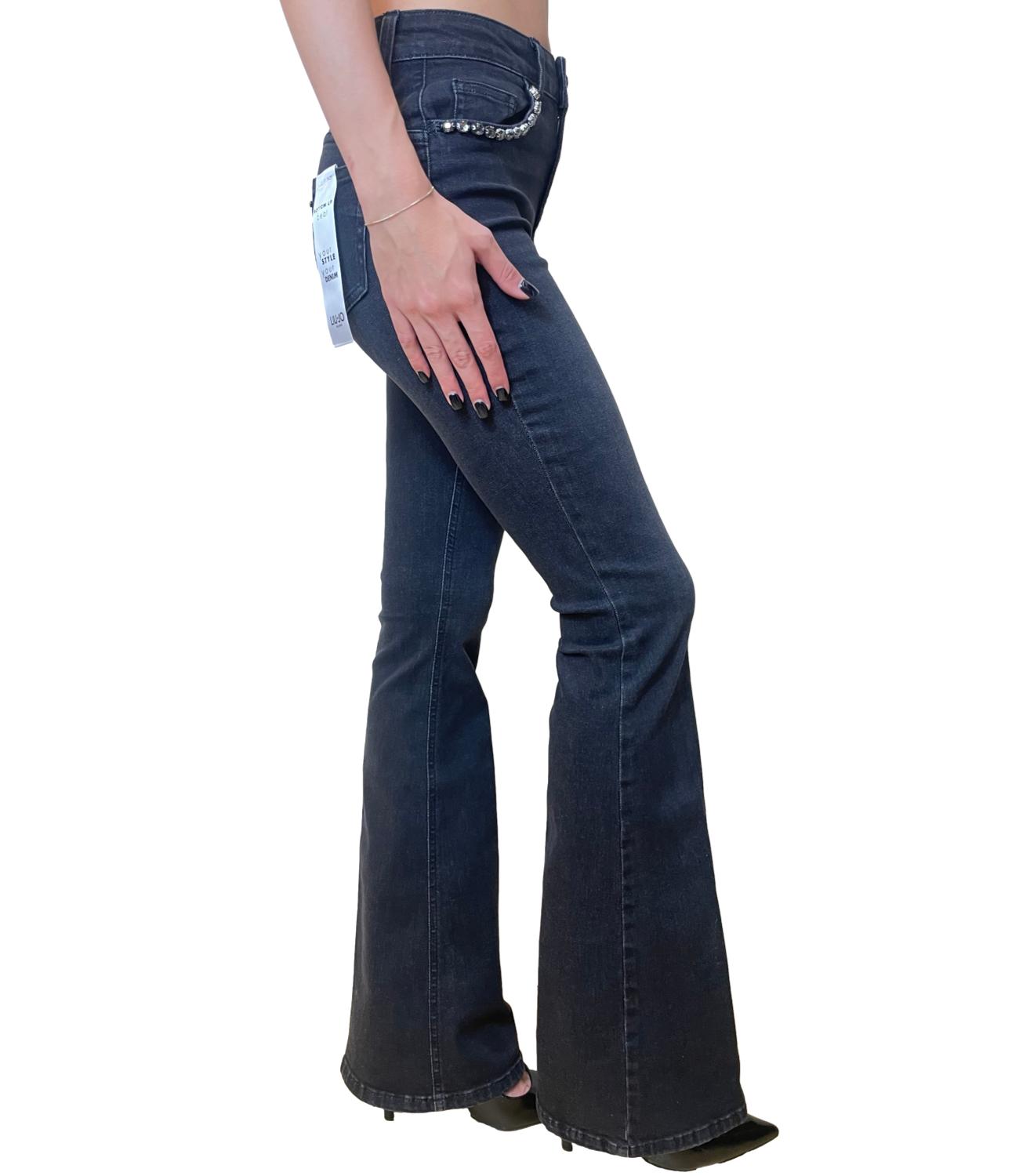 Liu Jo Jeans Flare Nero Donna