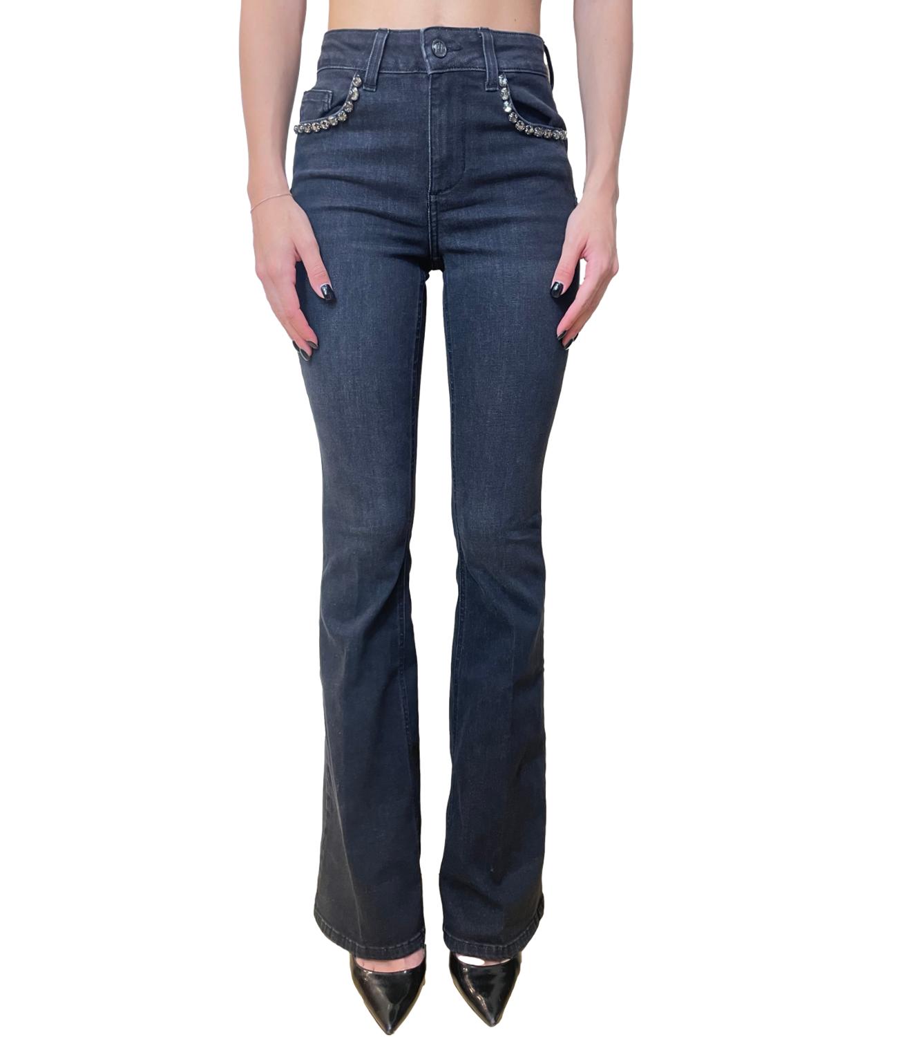 Liu Jo Jeans Flare Nero Donna