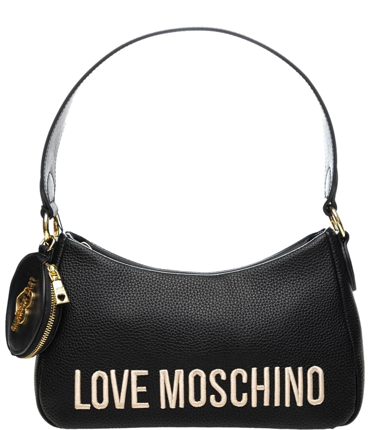 Love Moschino Borsa Pu Black Emb Hb Nera Donna