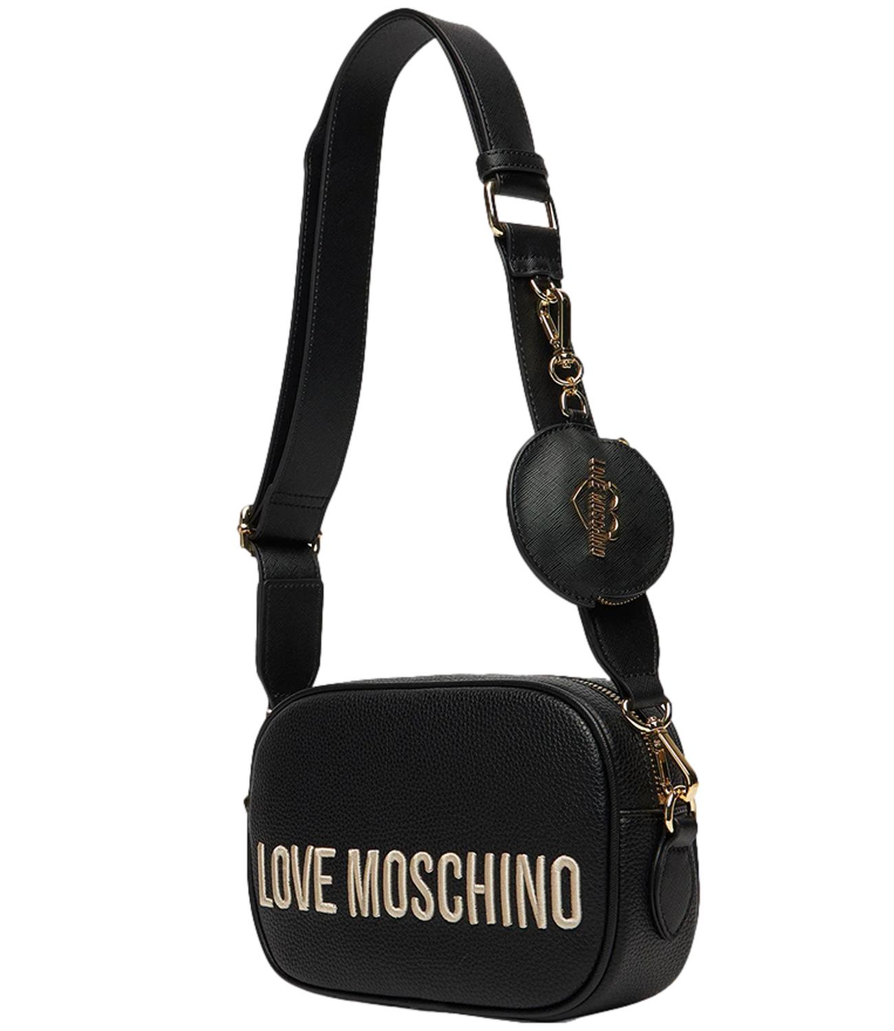 Love Moschino Borsa Pu Balck Emb Cb Nera Donna