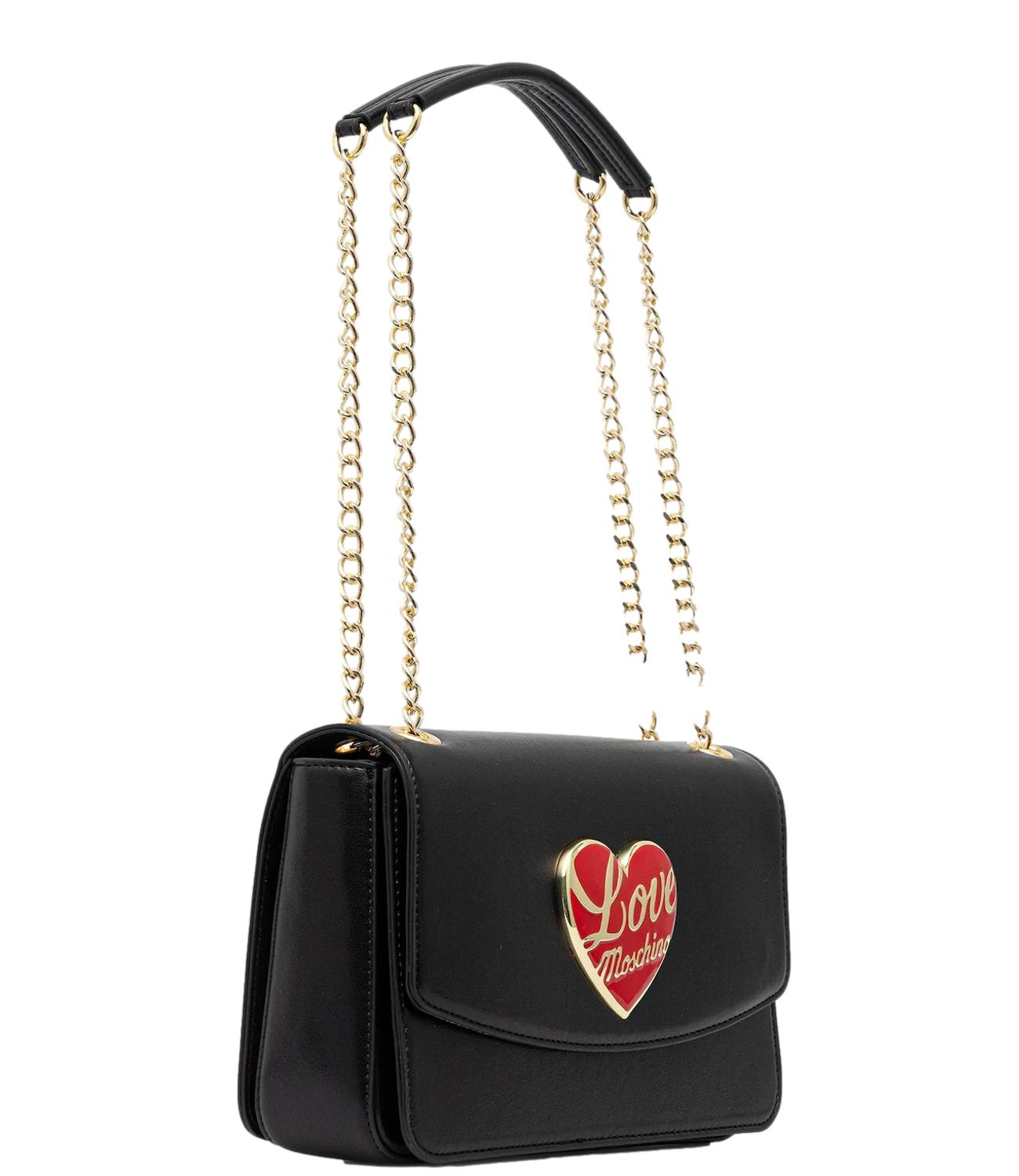 Love Moschino Borsa Tracolla Pelle Nera Donna