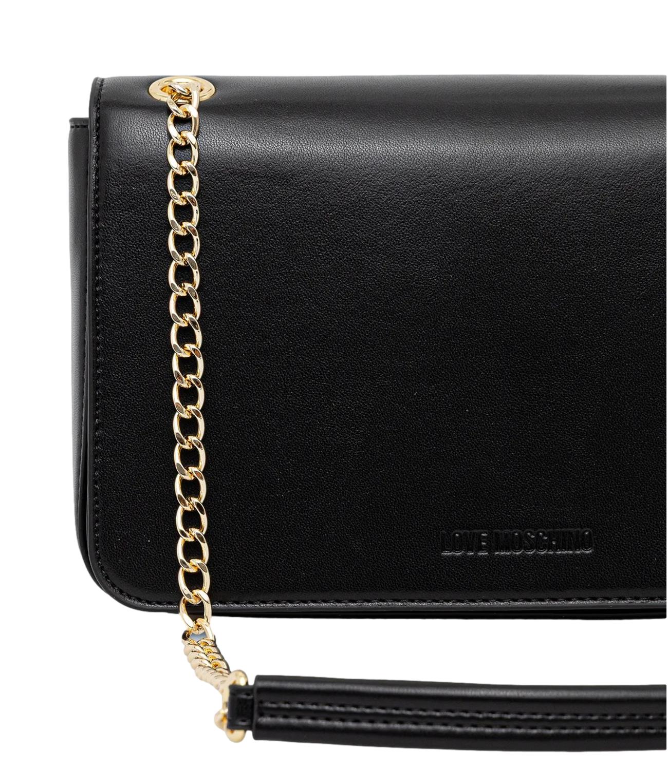 Love Moschino Borsa Tracolla Pelle Nera Donna