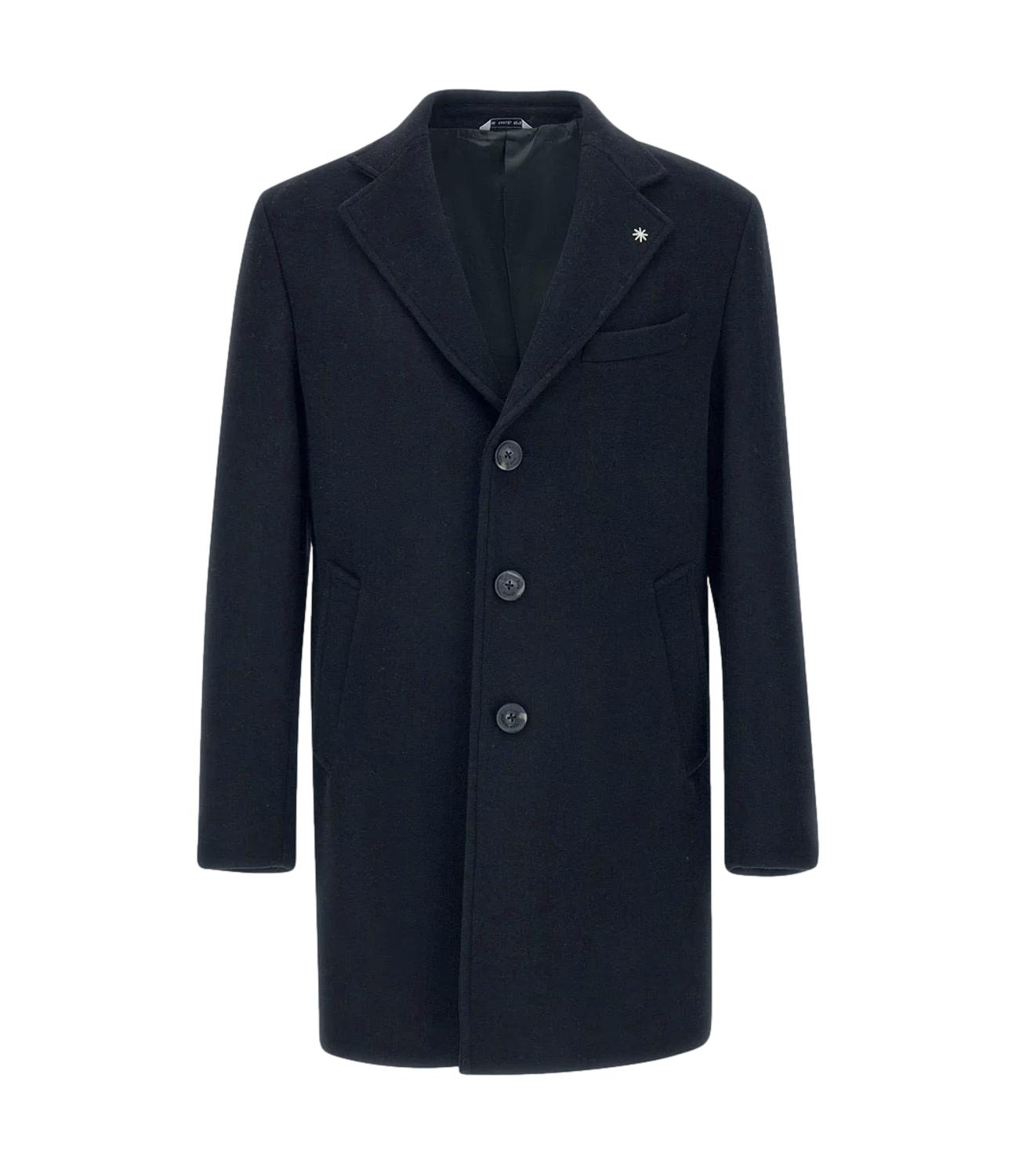 Cappotto blu lana