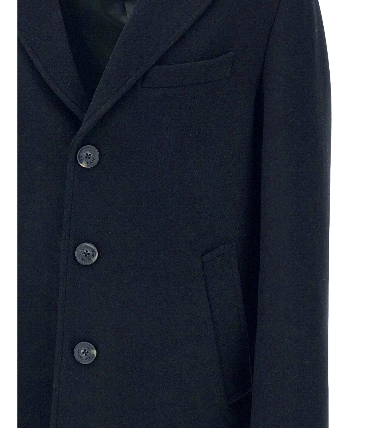 Cappotto blu lana