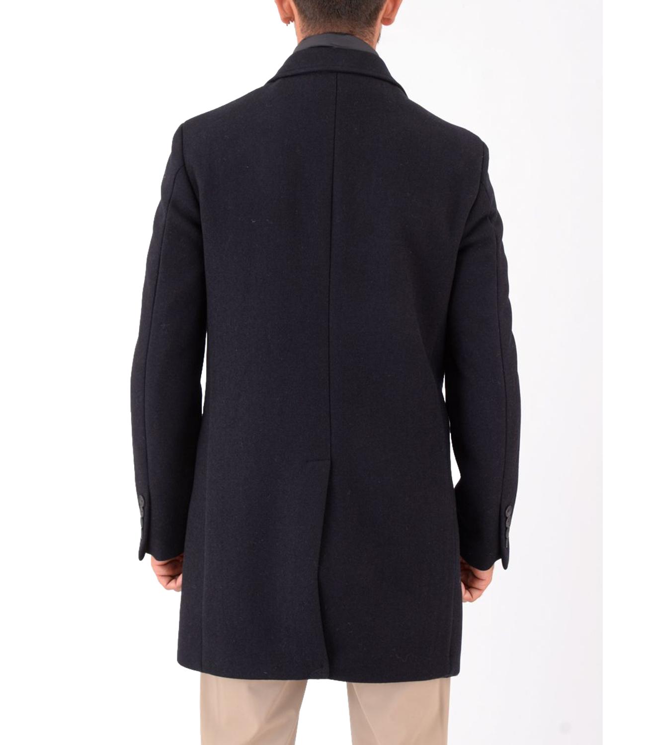 Cappotto Manuel Ritz blu scuro con gilet