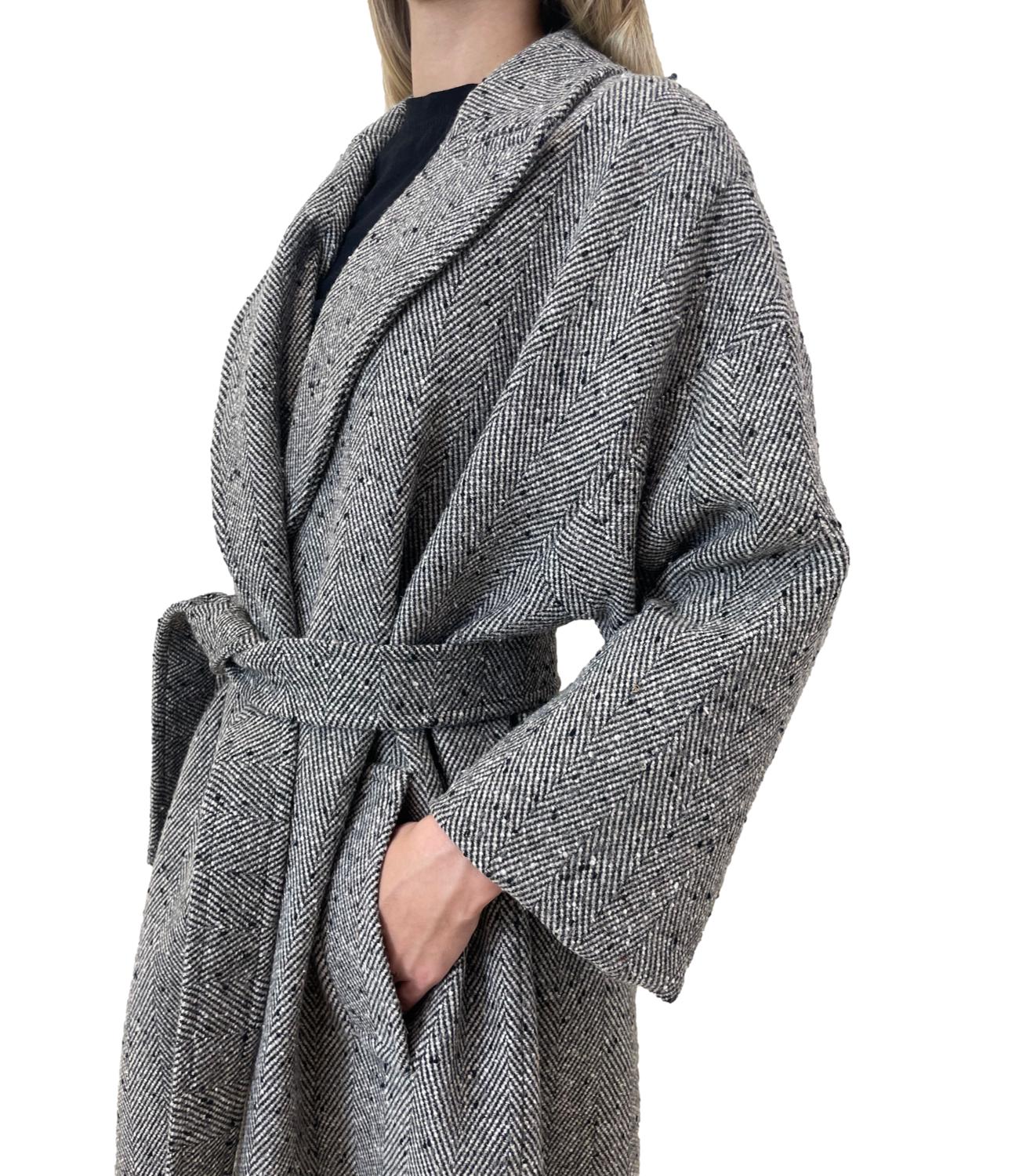 Marella Cappotto Ughetta Nero Donna