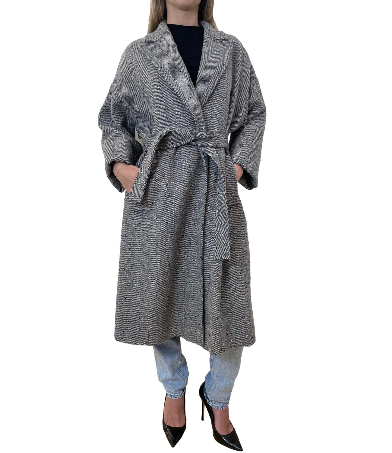 Marella Cappotto Ughetta Nero Donna