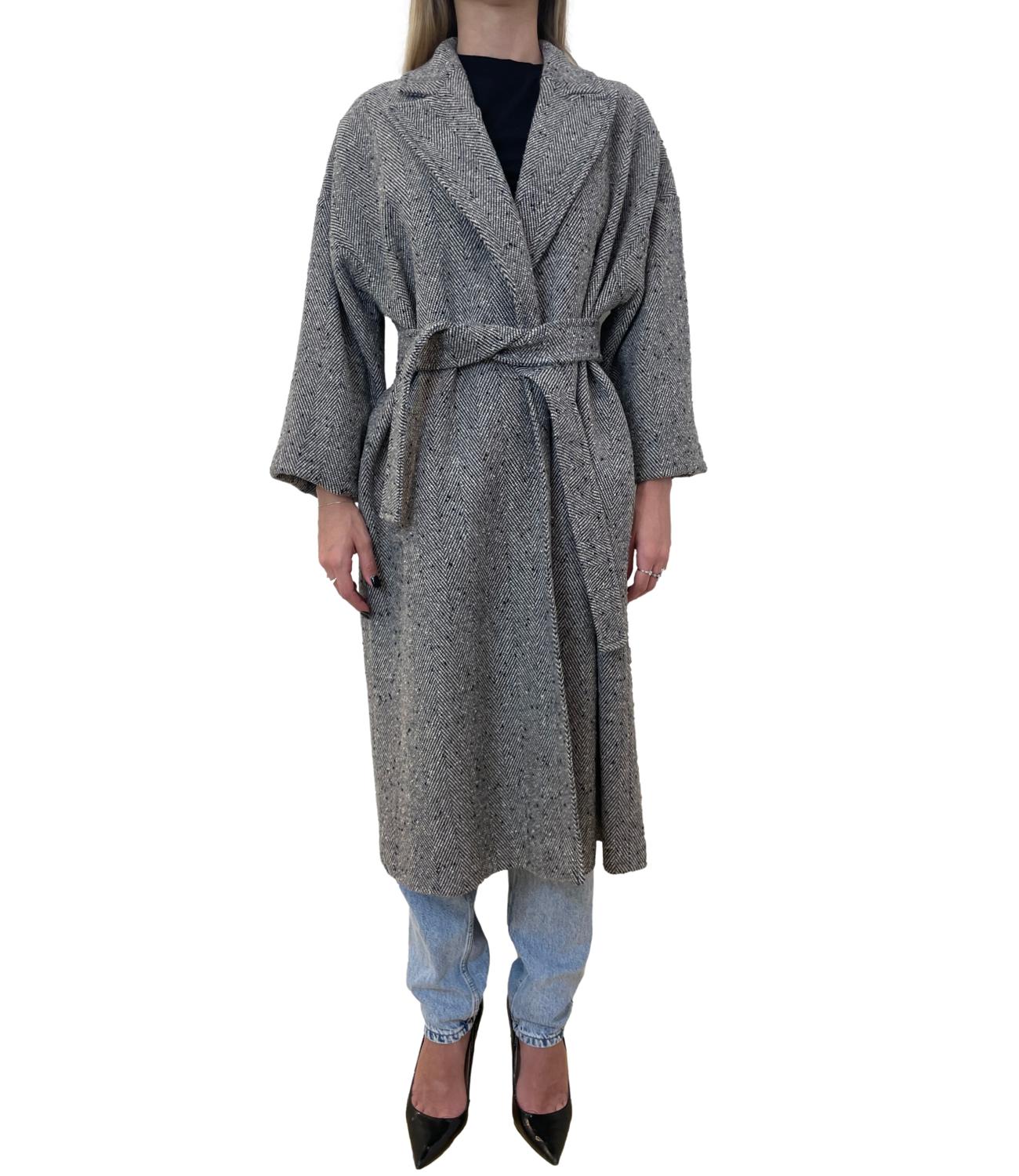 Marella Cappotto Ughetta Nero Donna