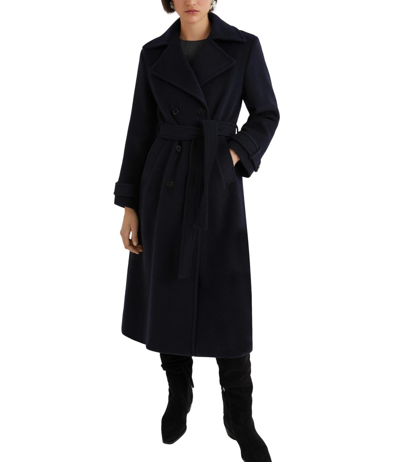 Marella Cappotto Balcone Navy Donna