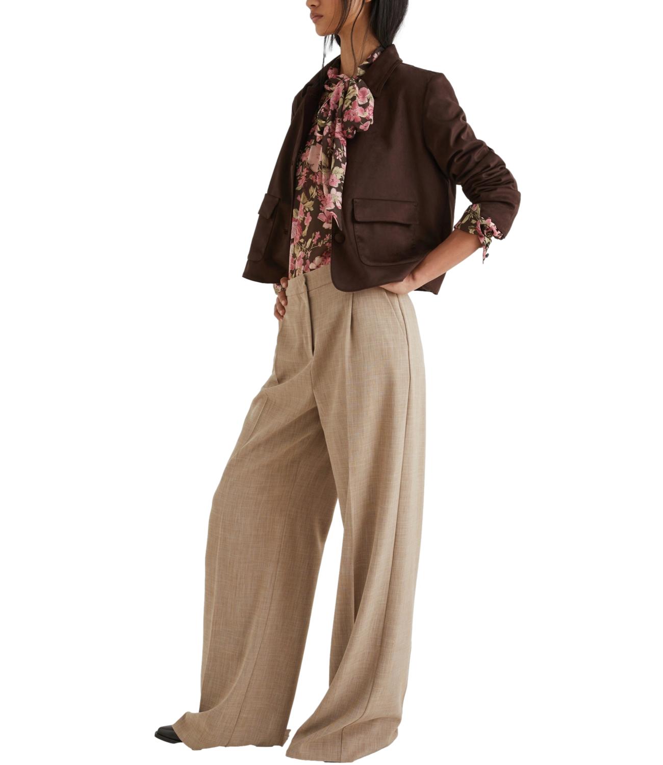 Marella Giacca Fiorire Cioccolato Donna