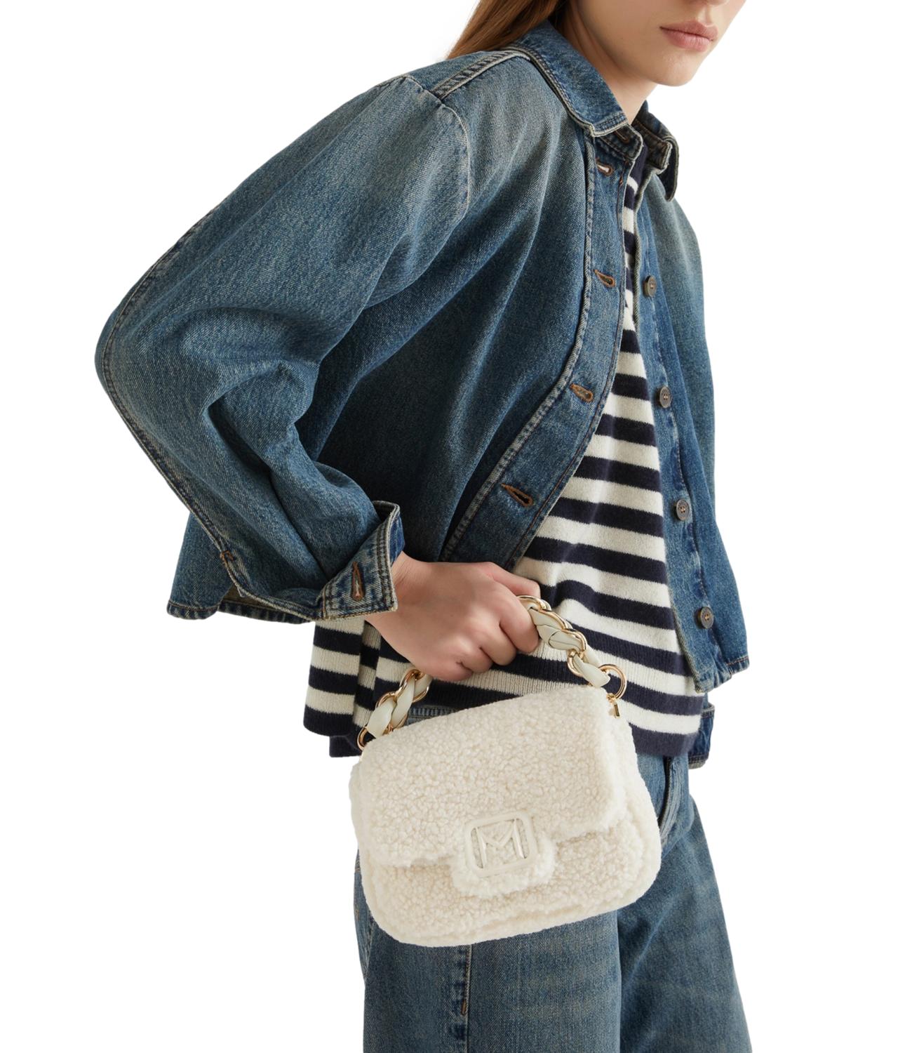 Marella Borsa Lontra2 Bianco Avorio Donna