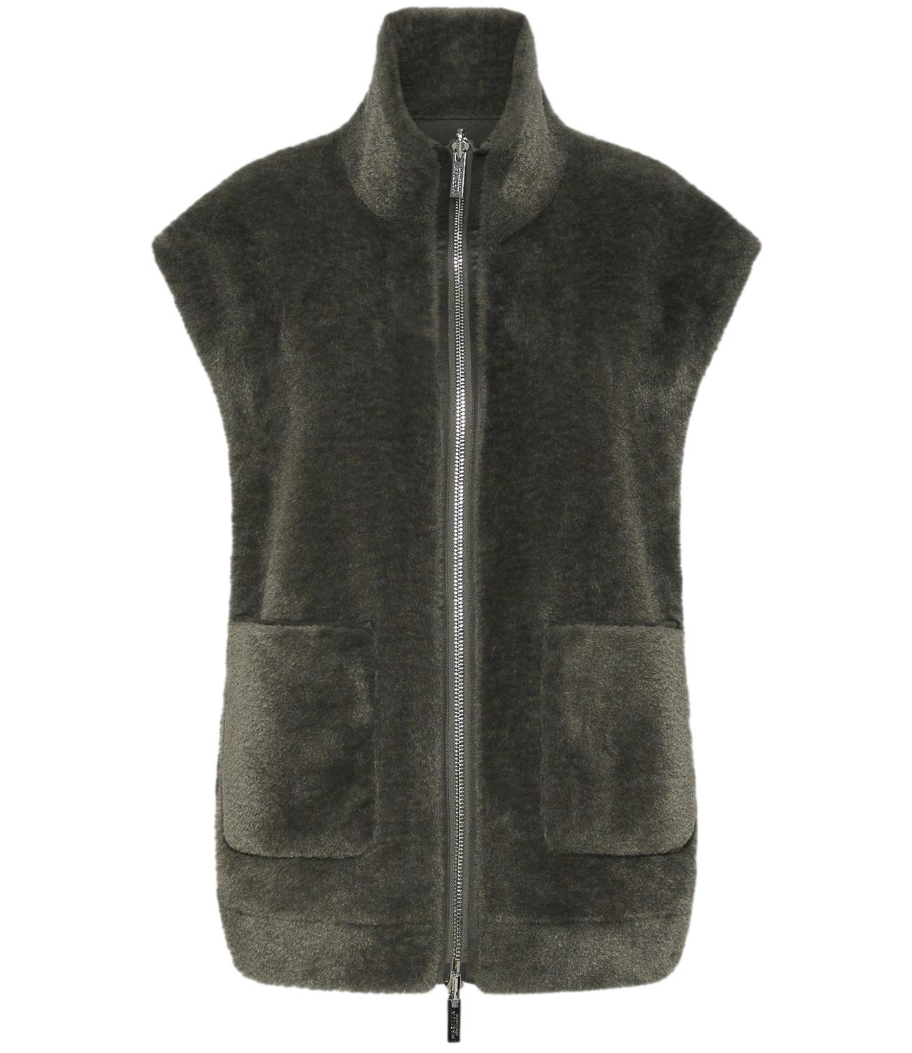 Marella Pelliccia Naval Oliva Donna