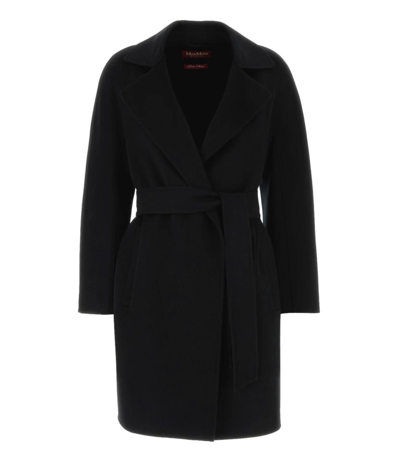 Max Mara Studio Cappotto AJACCIO Nero Donna