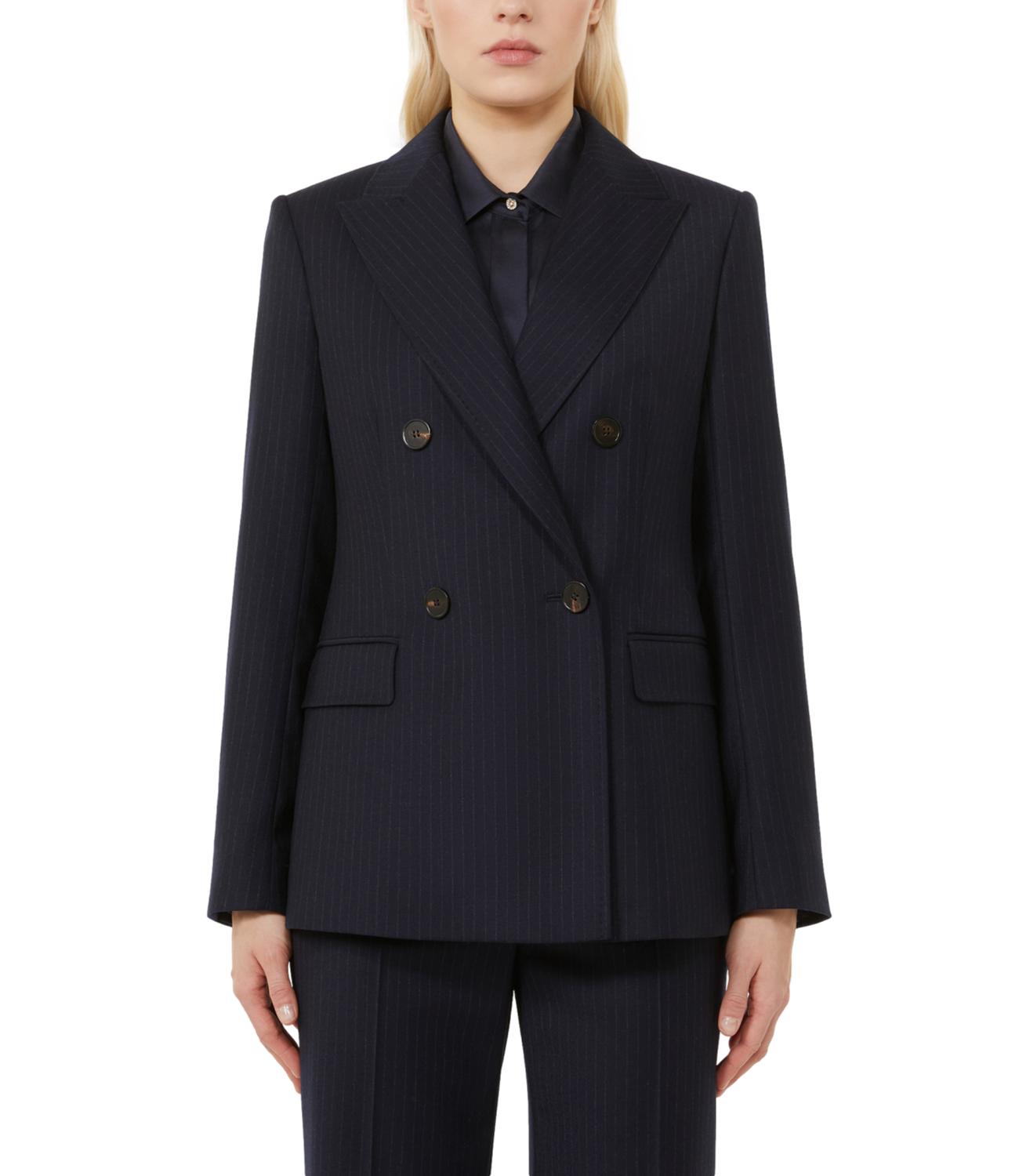 Max Mara Studio giacca Pucci blu gessata