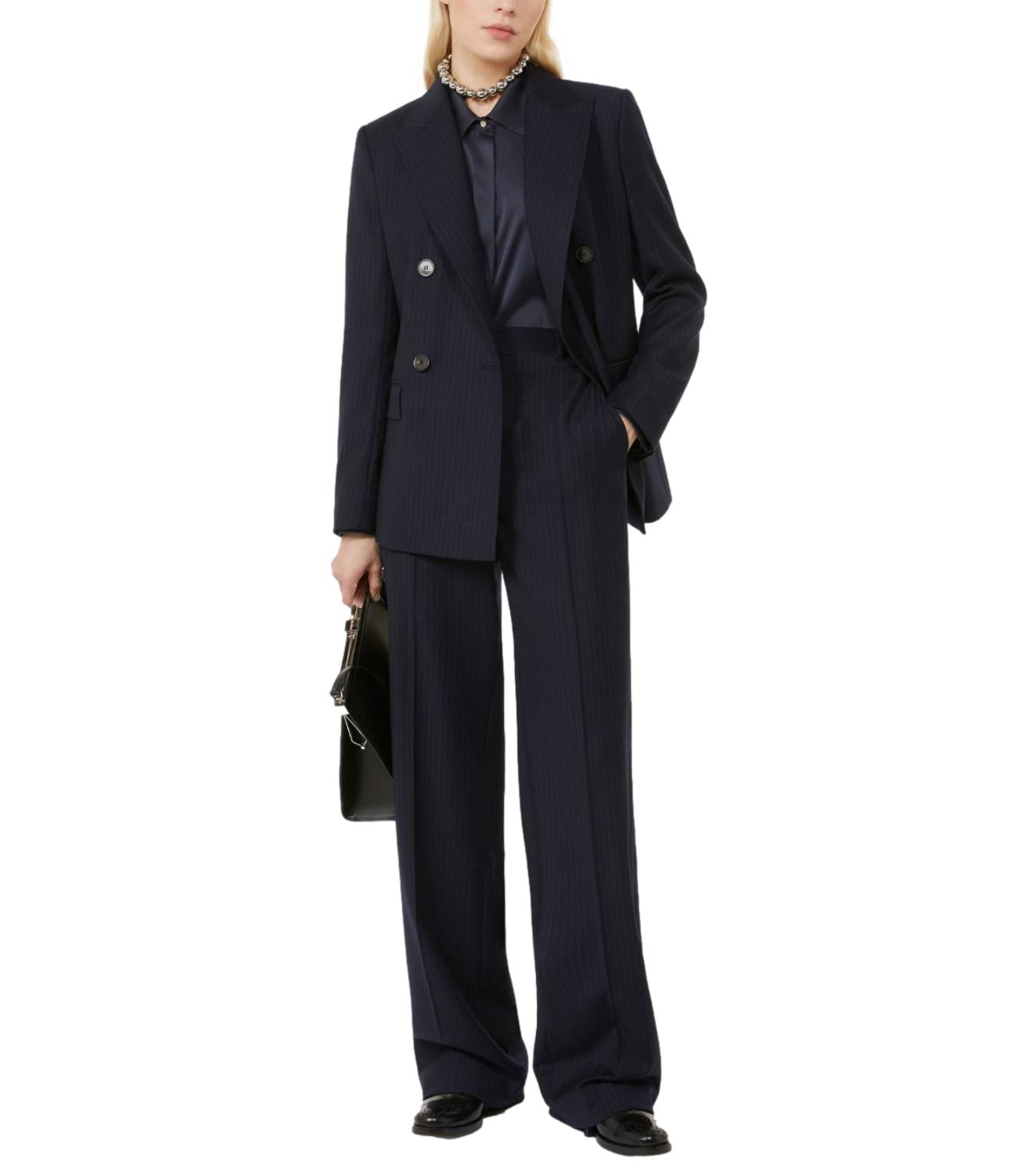 Max Mara Studio giacca Pucci blu gessata