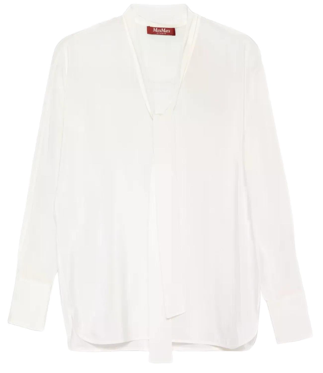 Max Mara Studio Camicia CACO Avorio Donna