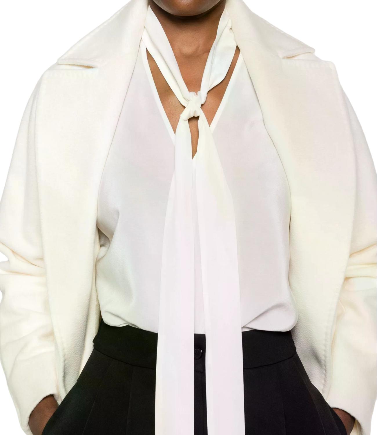 Max Mara Studio Camicia CACO Avorio Donna