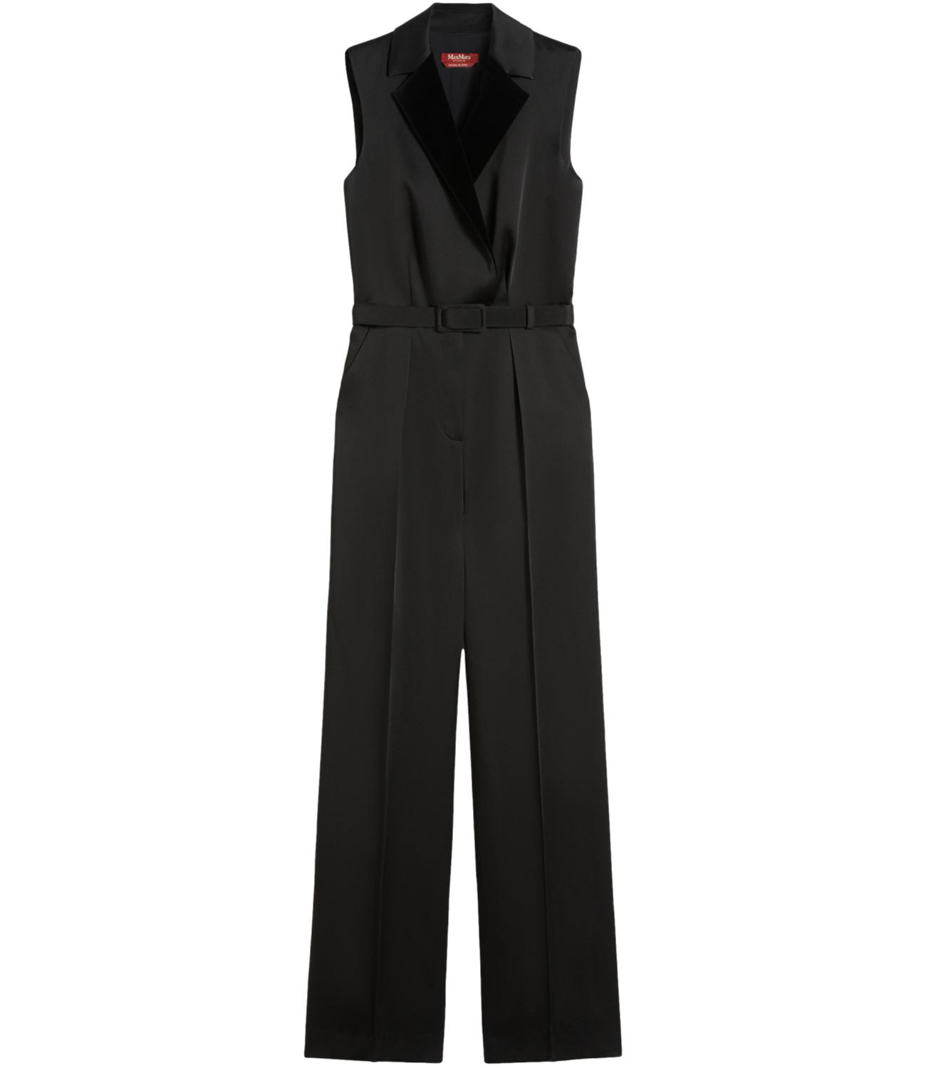 Max Mara Studio Tuta Scalata Nero Donna