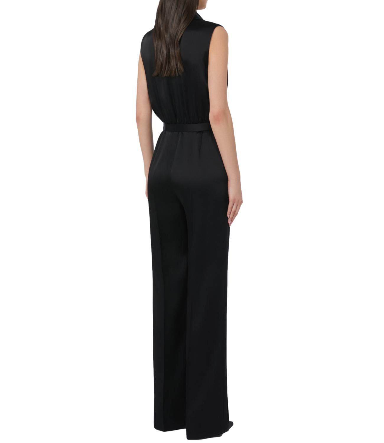 Max Mara Studio Tuta Scalata Nero Donna